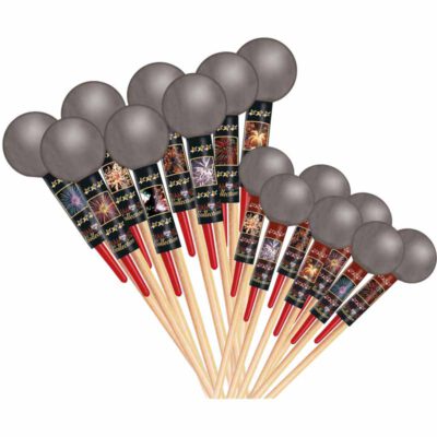 Kugelkopfraketen für Silvesterfeuerwerk